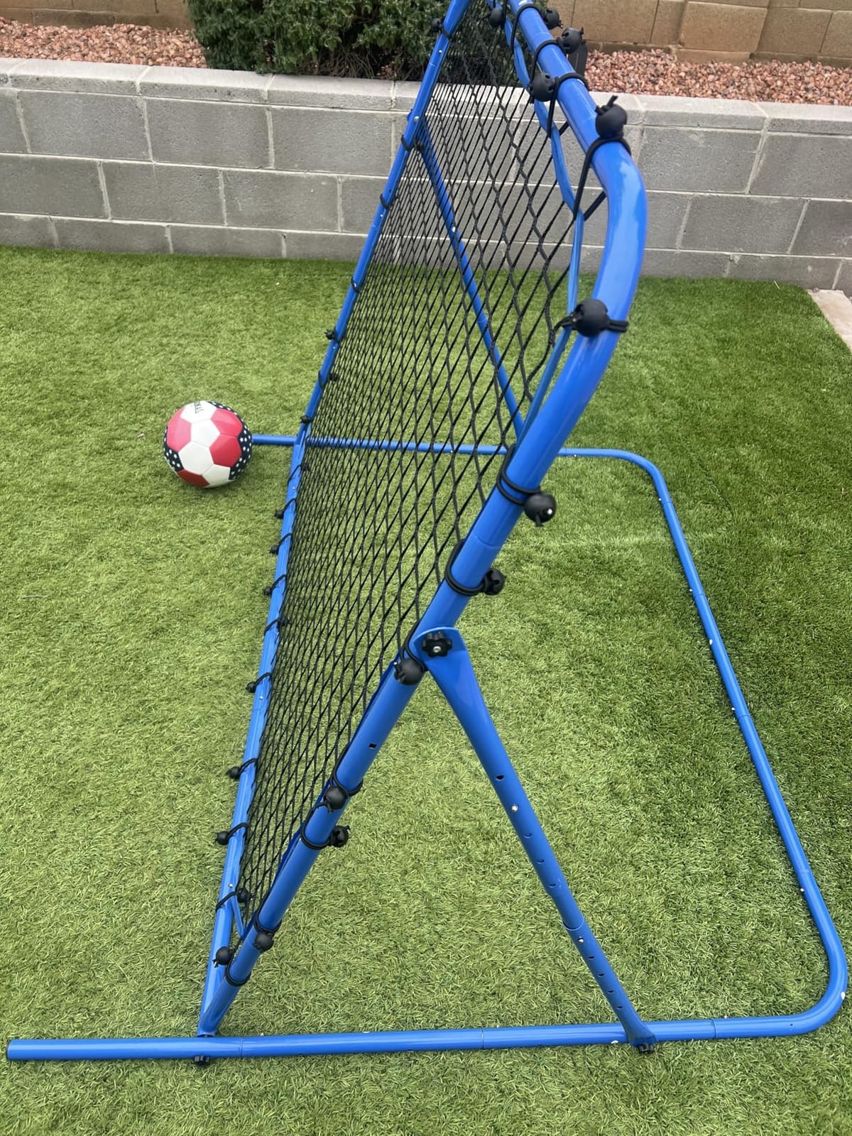 Soccer Baseball Rebounder Soccer Goal Net, Volleyball Rebound Pitchback Net customer photo 1