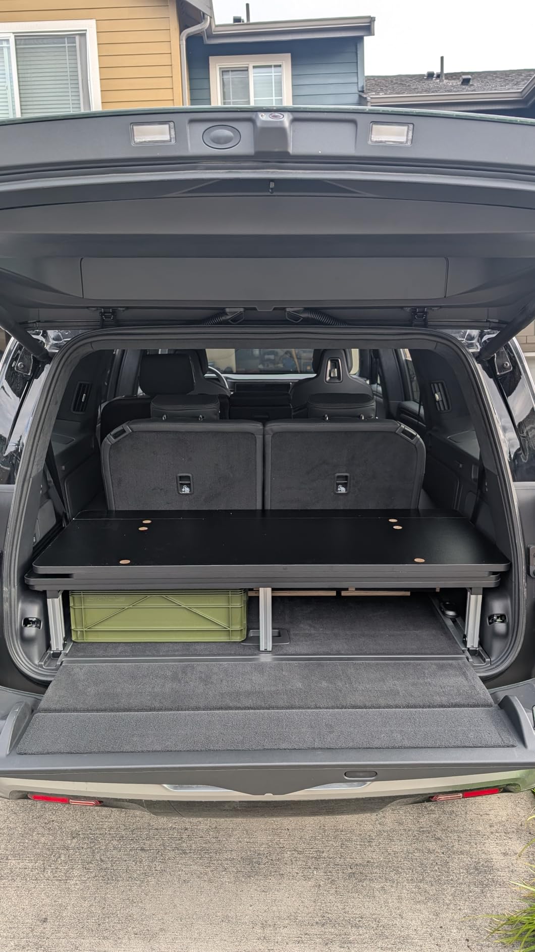 Life Finds Sleeping Platform Storage System Designed for Rivian R1S Vehicles, Folding Platform with Underneath Storage, Black, LF-R1SP customer photo 1