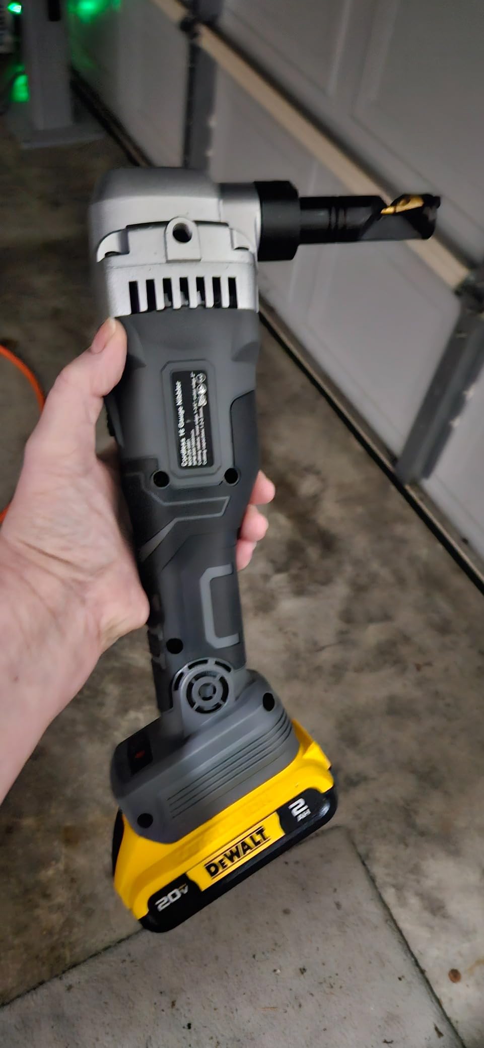 ohyes Metal Nibbler 16 Gauge Fit for DeWALT 20v Max Battery customer photo 2