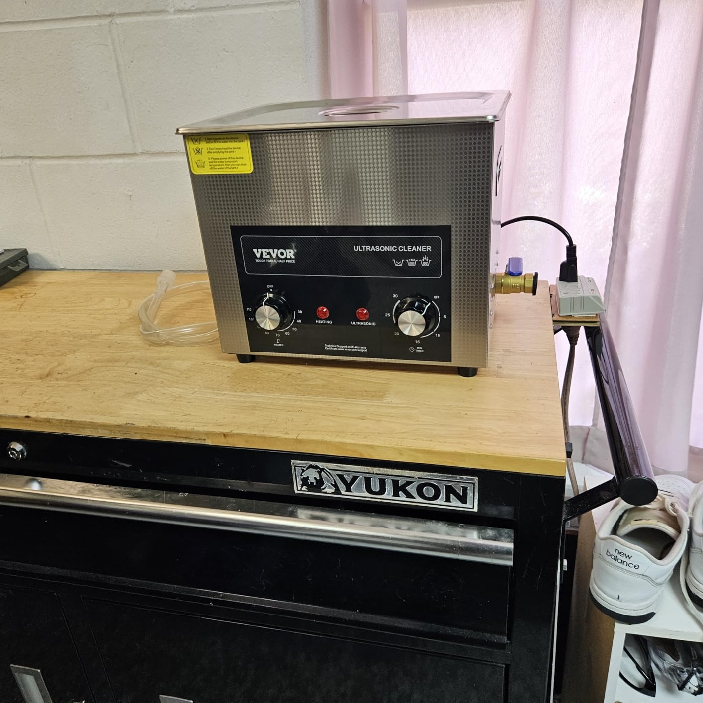 VEVOR 6L Ultrasonic Cleaner with Heater Timer & Basket, Professional Digital Sonic Cavitation Machine, 180W Cleaning Machine for Watch Instruments, Glasses, Coin, Metal Parts, Tool customer photo 1