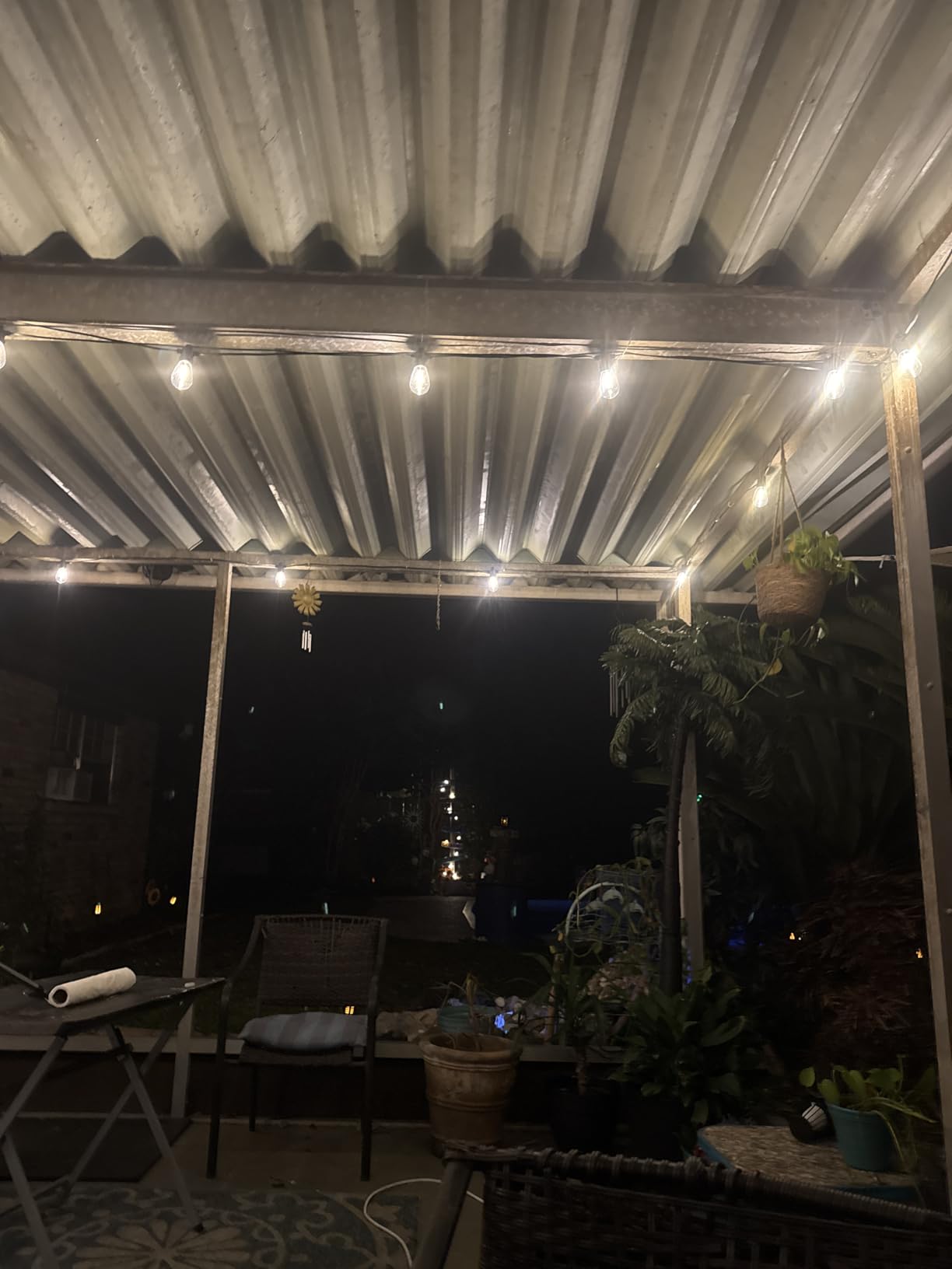 Svater 300 FT Outdoor String Lights, Patio Lights for Outside Waterproof | Shatterproof IP65 LED Bulbs, Commercial Hanging Light for Bistro Cafe Backyard Porch Dimmable, 2700K (100 FT *3) customer photo 2