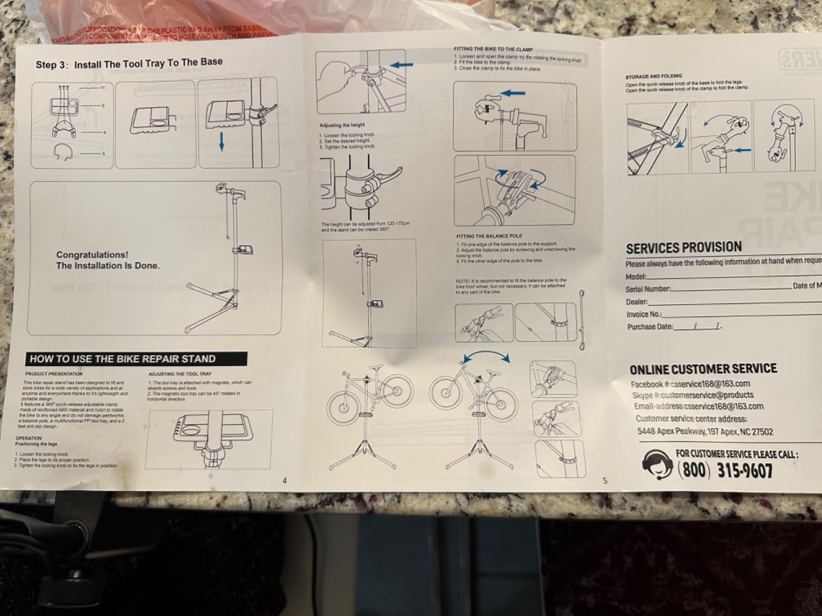 Heavy Duty E Bike Repair Stand 110lbs, Bicycle Workstand Maintenance customer photo 2