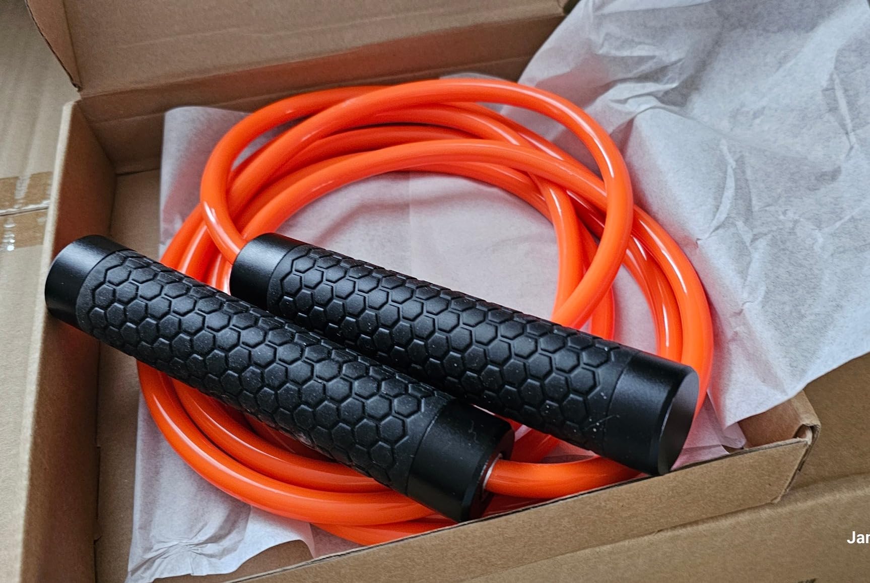 KUTIZE Jump Rope, Weighted Jump Rope for Men Women, Adjustable 1lb Heavy Skipping Ropes, Suitable for Boxing, Cardio, Home Fitness, Training Muscle, Home Gym Workout Equipment for Full Body Exercise customer photo 1