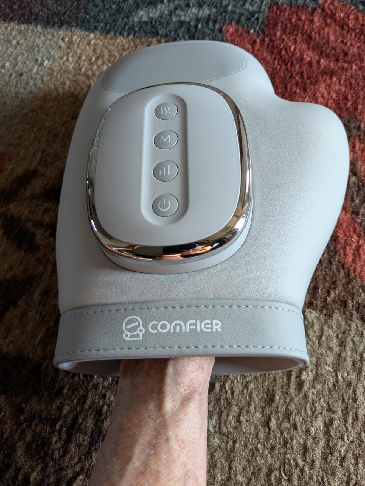 COMFIER Hand Massager with Heat and Compression for Arthritis Carpal Tunnel | FSA Eligible Items, Large Hand Chamber Fits Left Right Hand, 5 Compression Levels, 3 Modes, 3 Heat Levels, Gift for Women Men customer photo 2