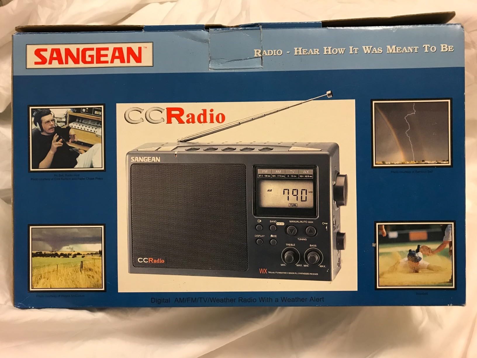 C. Crane CCRadio Solar with Bluetooth Receiving, Emergency Crank NOAA Weather AM/FM– Multi Powered Radio - Built in LED Flashlight and Cellphone Charger customer photo 2