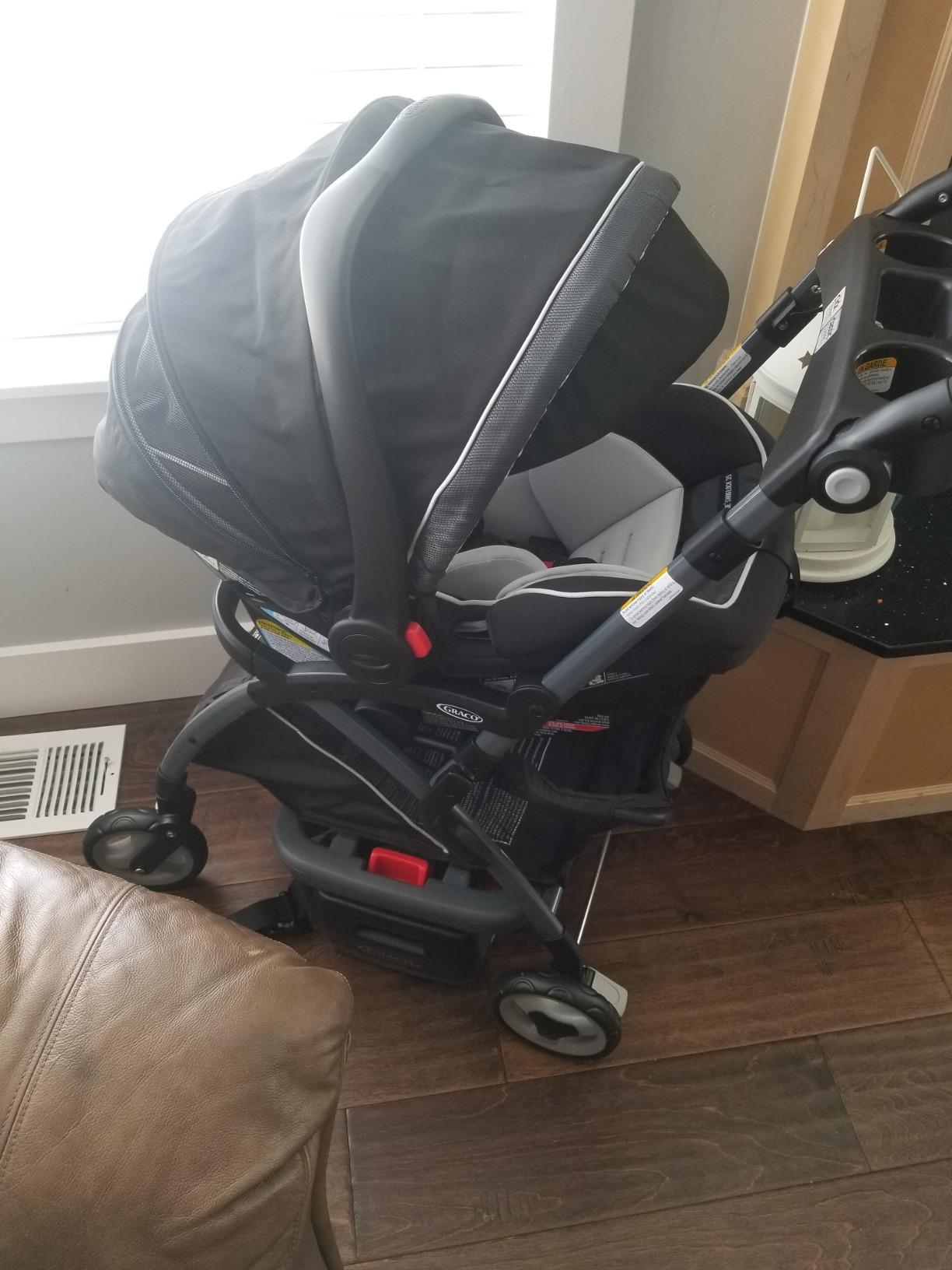 Graco® Gomax Frame Stroller, Accepts All Graco® Infant Car Seats, Backpack Style Lightweight Travel Stroller Frame customer photo 1
