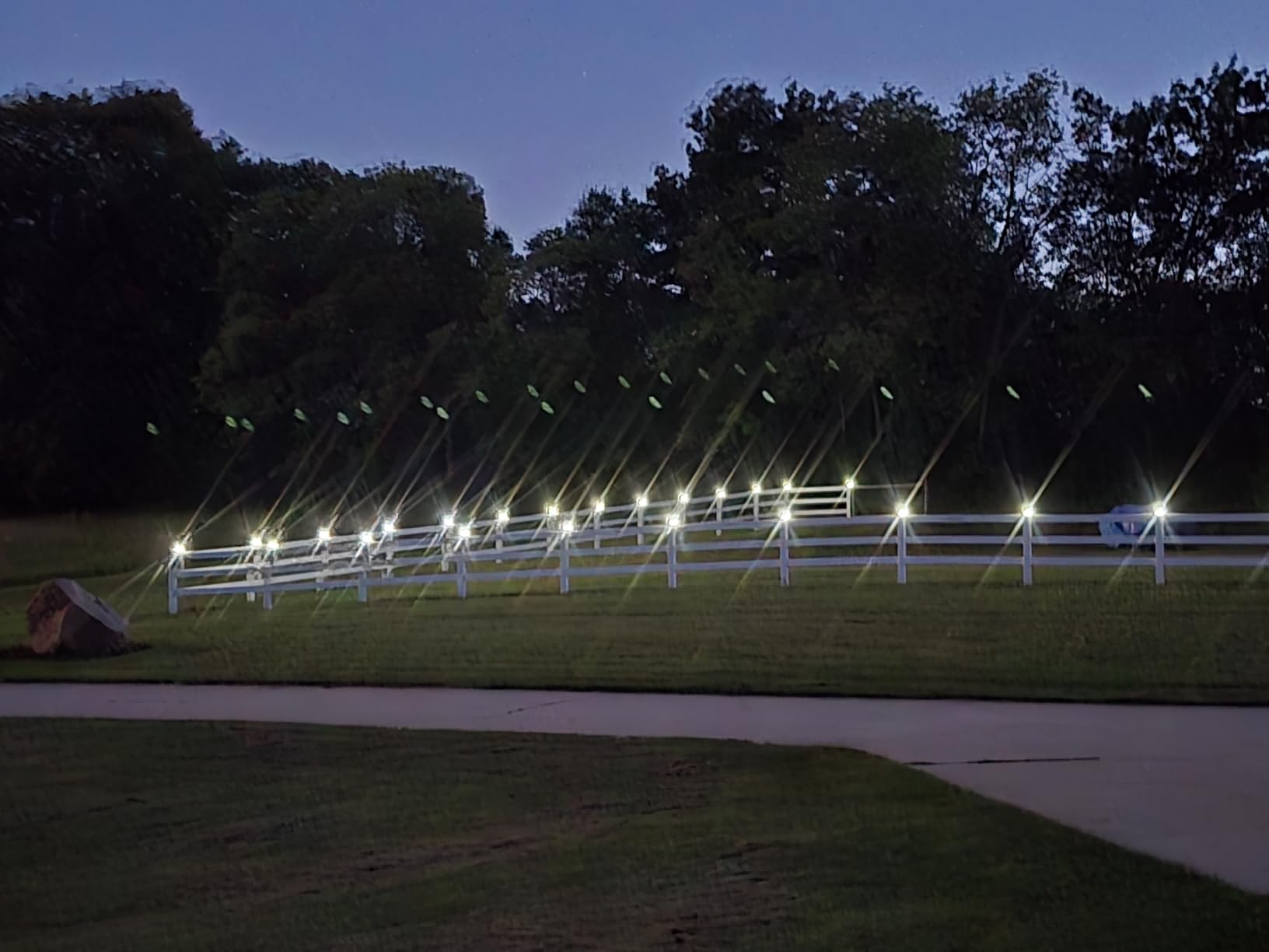 NIORSUN Solar Post Cap Lights,4x4 Post Solar Light Cool White,White 12 Pack customer photo 1