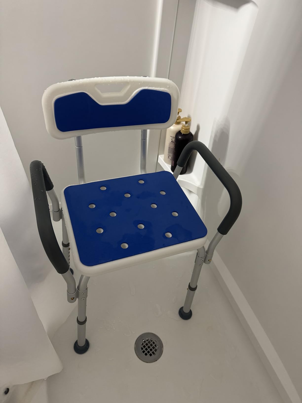 Loyoda Sliding Shower Chair with Swivel Seat for Seniors，350 Lb Capacity customer photo 1