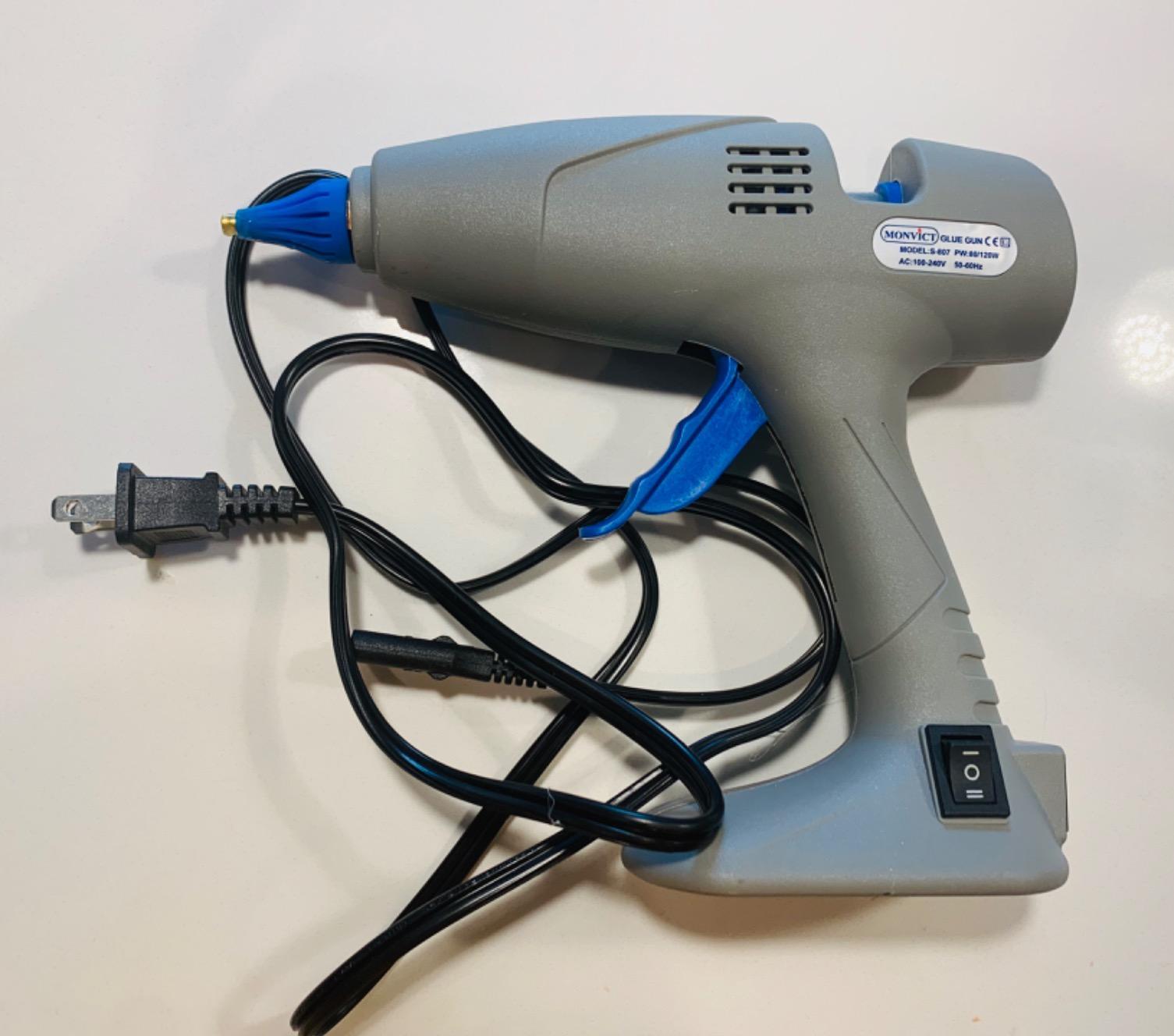 MONVICT 100W Cordless Glue Gun for Milwaukee 18V Battery, Upgraded customer photo 1