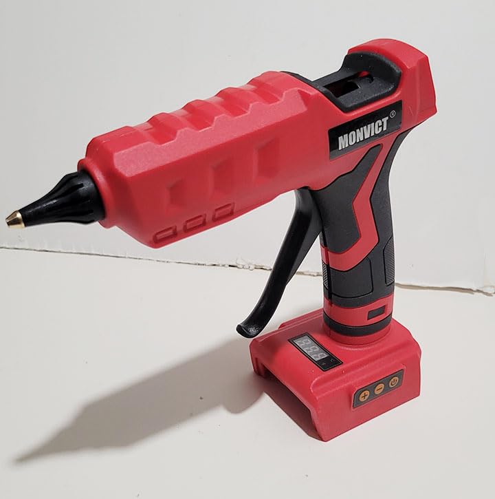MONVICT 100W Cordless Glue Gun for Milwaukee 18V Battery, Upgraded customer photo 2