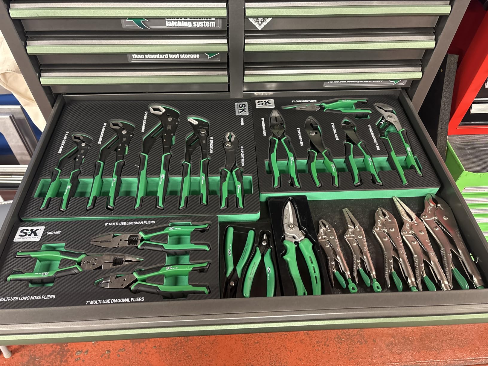 SK 5-Piece Locking Pliers Set, Long Nose & Curved Jaw Vice Grips customer photo 1
