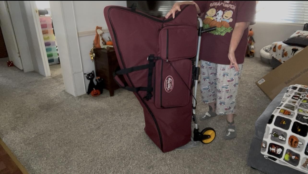 380 LB Capacity Folding Hand Truck Heavy Duty Foldable Dolly Cart | Aluminum Collapsible Hand Cart with Wheels, Portable Trolley Dolly with Telescoping Handle for Moving Use Gorpuire customer photo 1