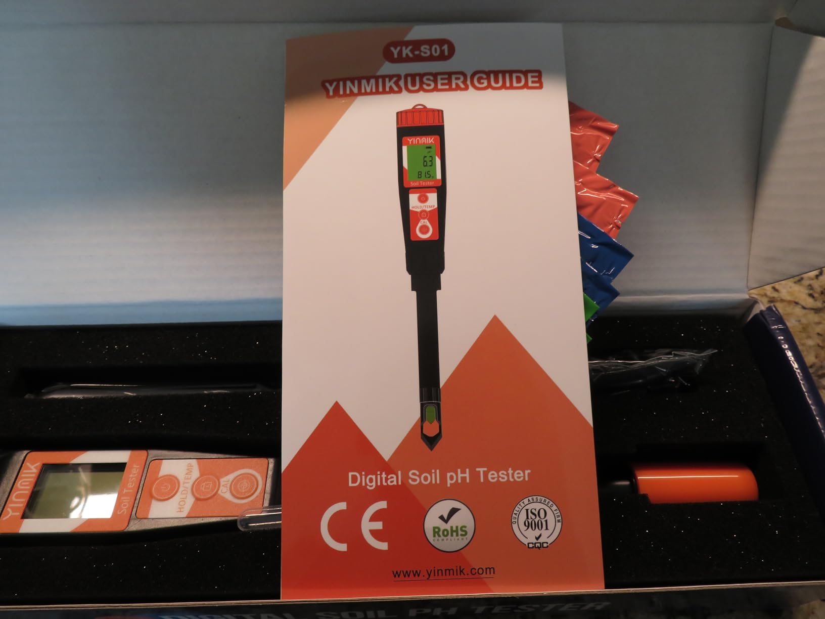 Digital pH Meter for Soil, YINMIK Soil pH Tester for Potted Plants customer photo 1