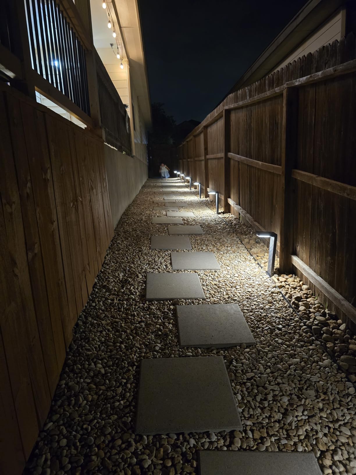 COXSENI Motion Sensor Solar Pathway Lights Outdoor,6 Working Modes,6 Pack customer photo 2