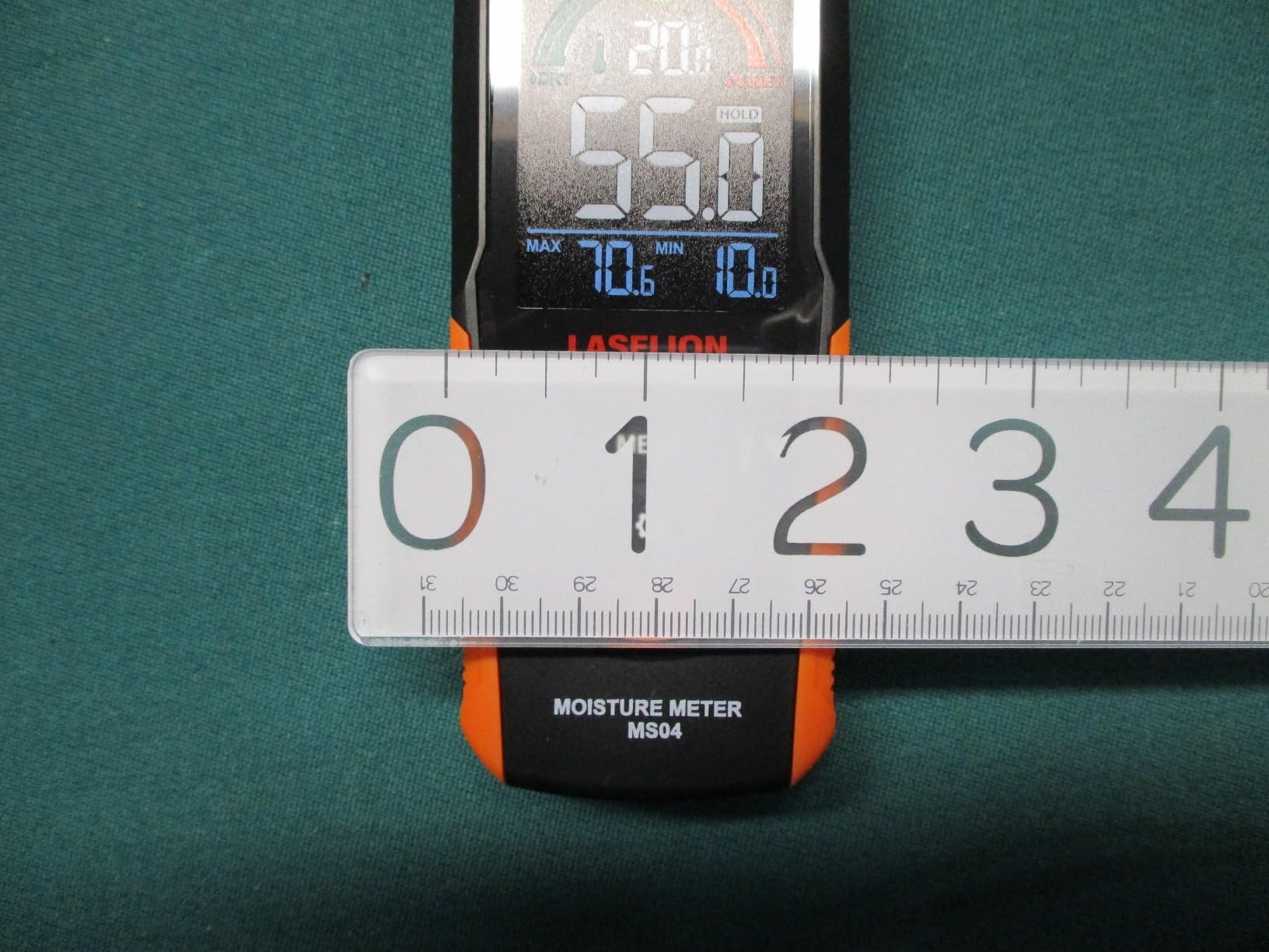 LASELION MS04 Pinless Moisture Meter with Ball Probe for Non-Destructive Area Scans Ideal for Wood Walls and Construction Materials Customizable Humidity Alarms Built-in Flashlight customer photo 1