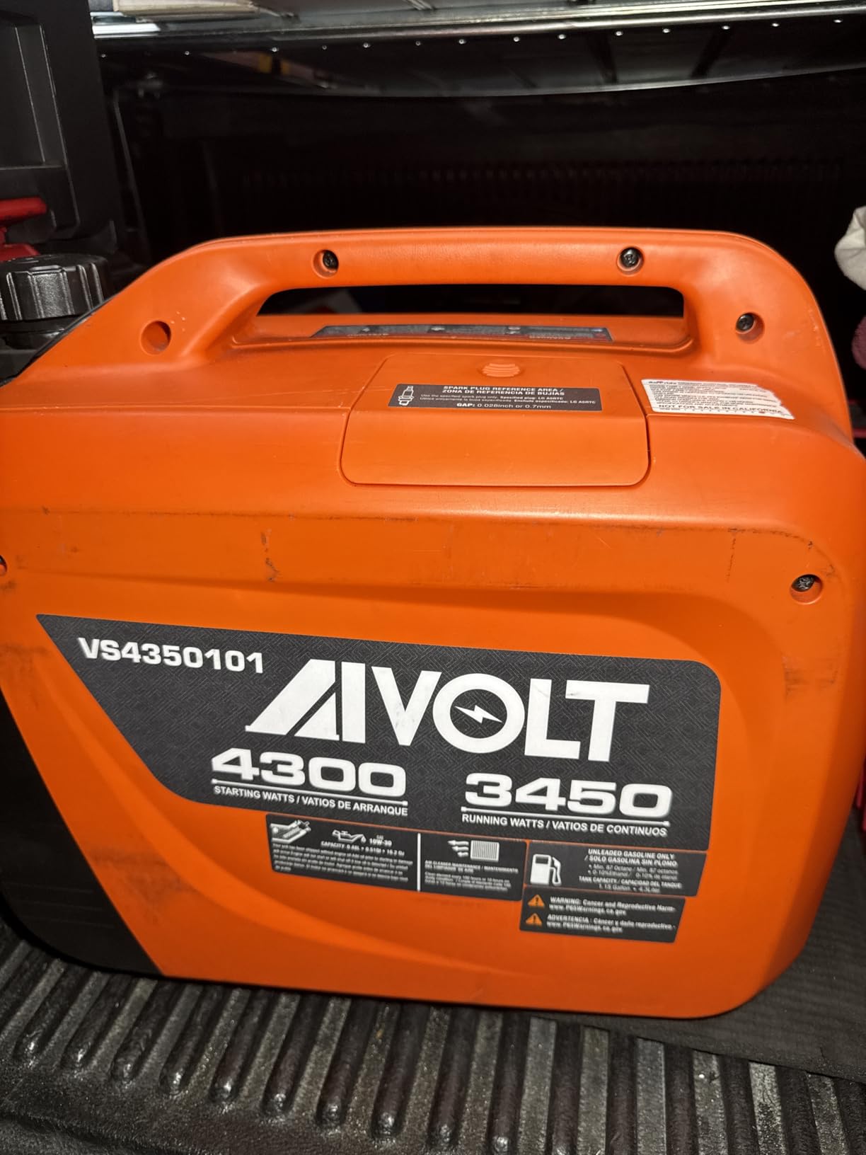 AIVOLT 4300W Dual Fuel Inverter Generator 53dB Quiet for RV Camp Home customer photo 2