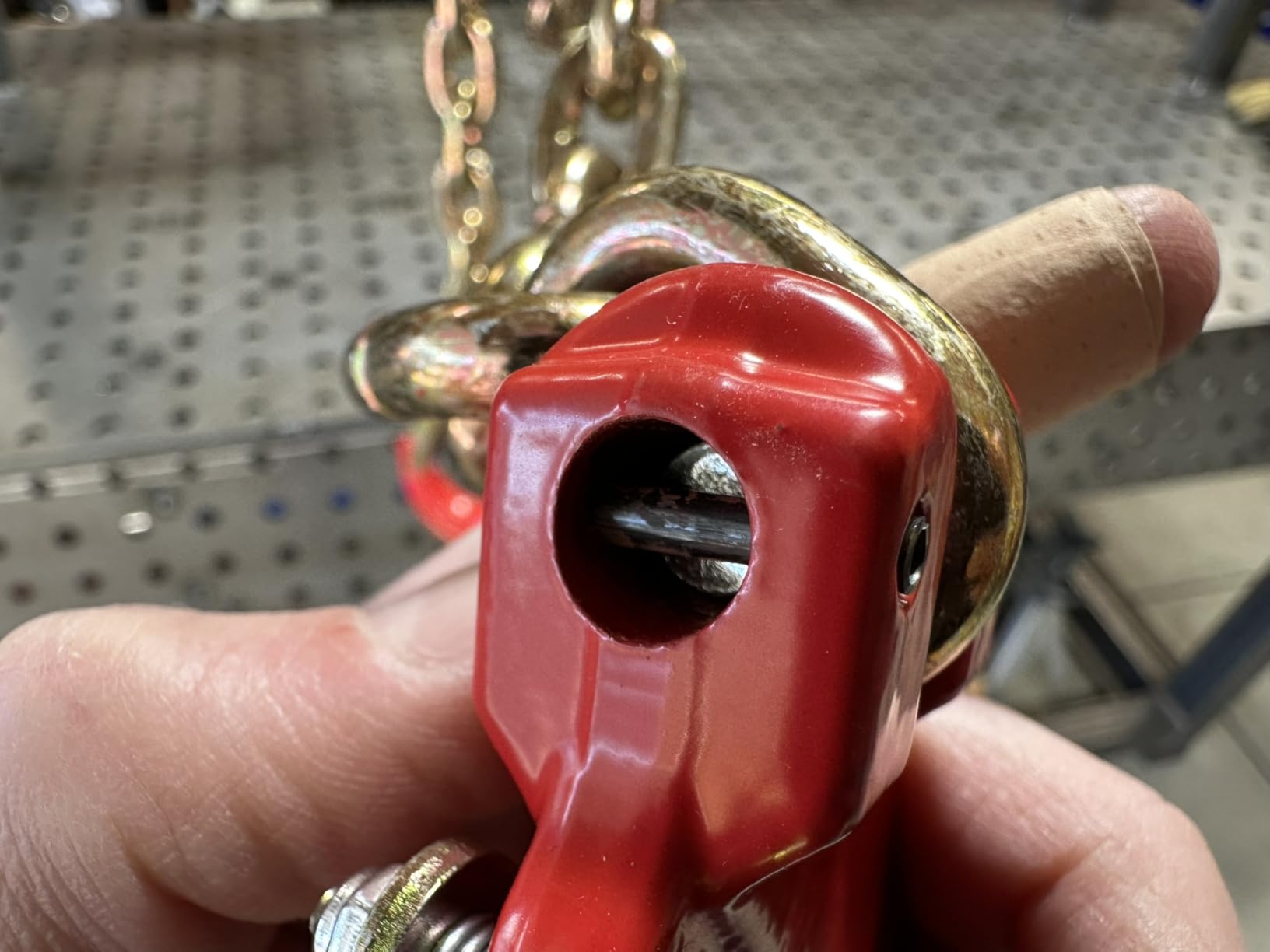 Lifting Chains with Adjuster Hooks, 5/16 in x 10 ft, 7000 lb Chain Sling customer photo 2