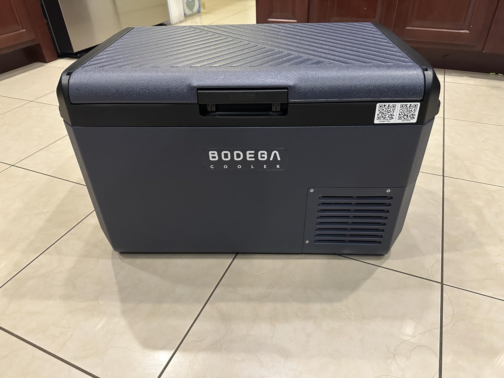 BODEGACOOLER 12 Volt Refrigerator, 100QT(95L) IPX4 Waterproof Electric Cooler, Car Fridge Dual Zone APP Control with 12/24V DC 110-240V AC, -4F to 68F, Portable Freezer for Camping, Travel, RV, Road Trips customer photo 2