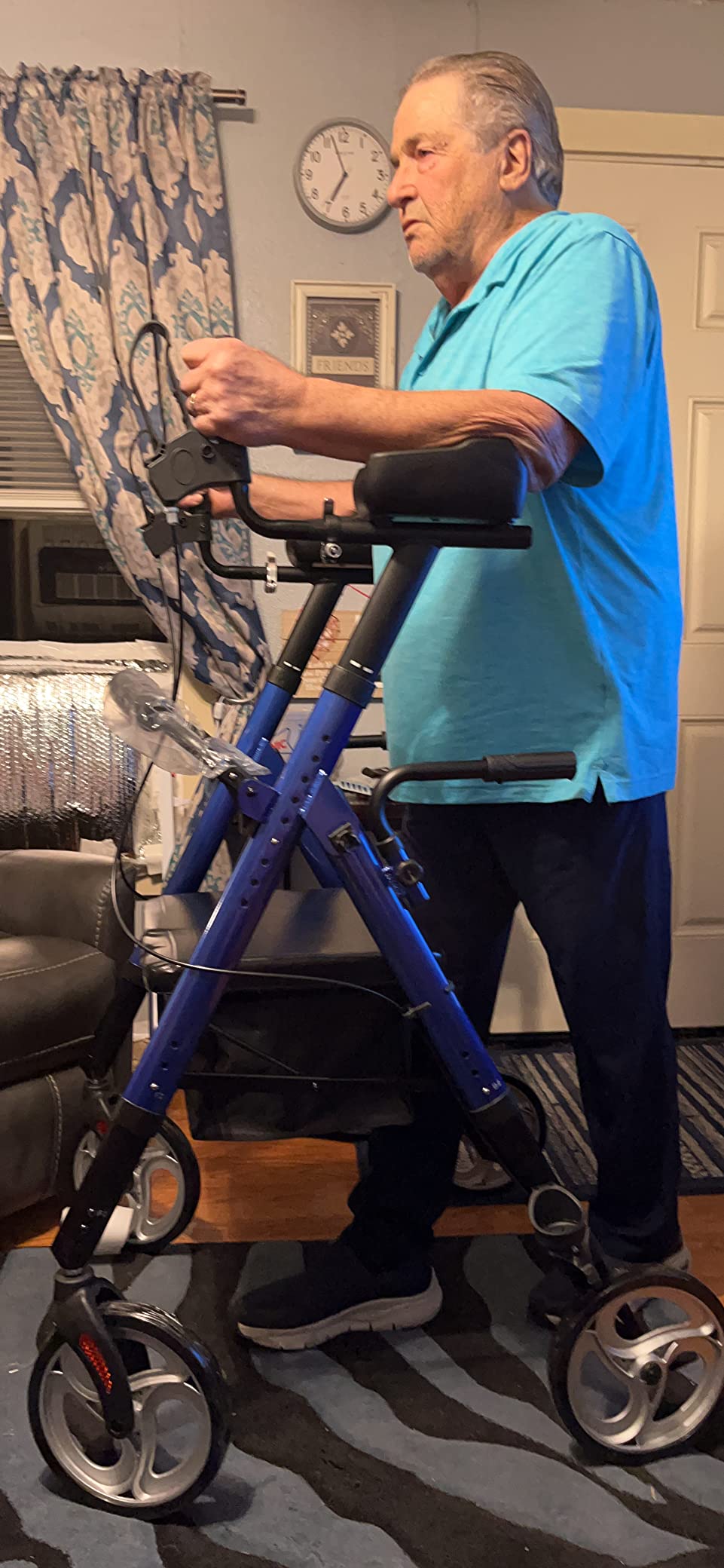 Vive Bariatric Upright Walker for Seniors (400 lb)- Stand Up Walker w/Seat customer photo 1