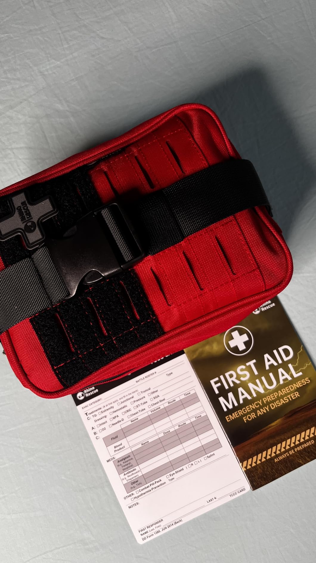 RHINO RESCUE IFAK Trauma Kit Standard with CAT Tourniquet Red customer photo 1