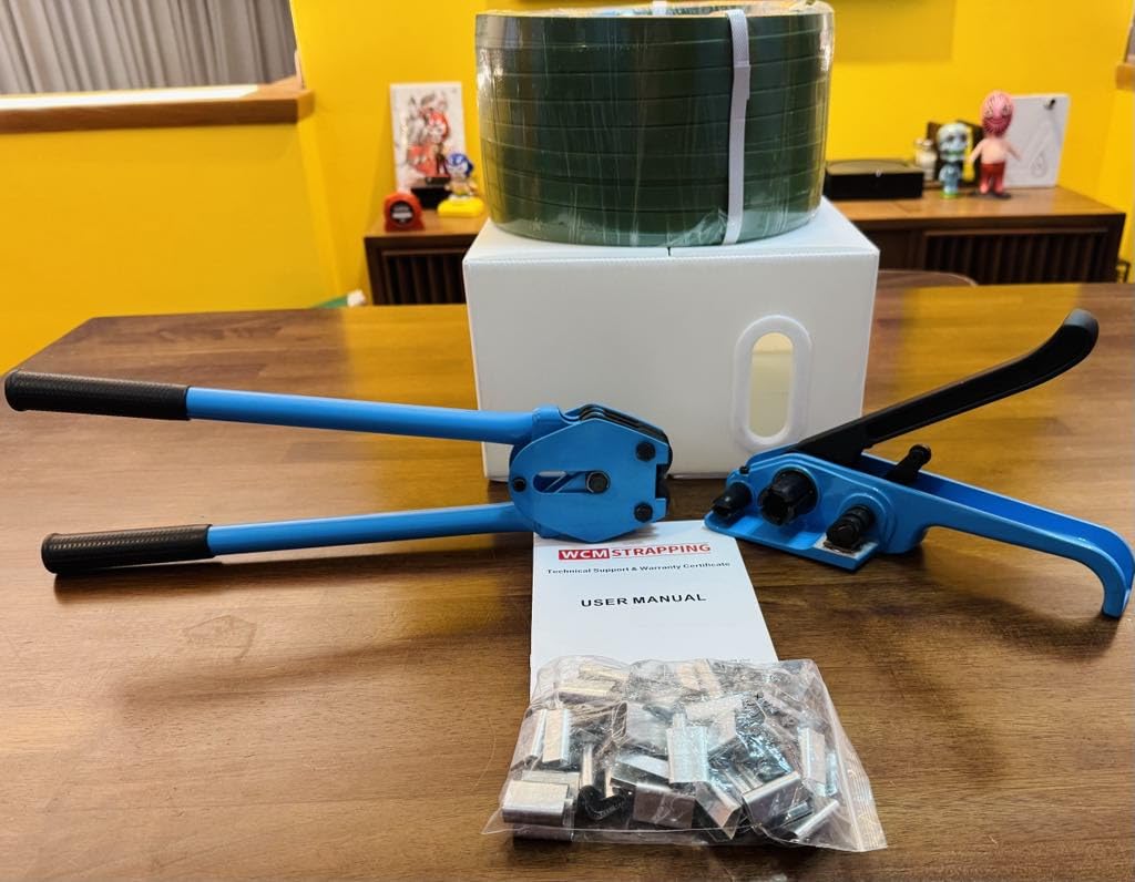 Banding Strapping Kit, Pallet Strapping Kit, Packaging Banding Tool with 5/8