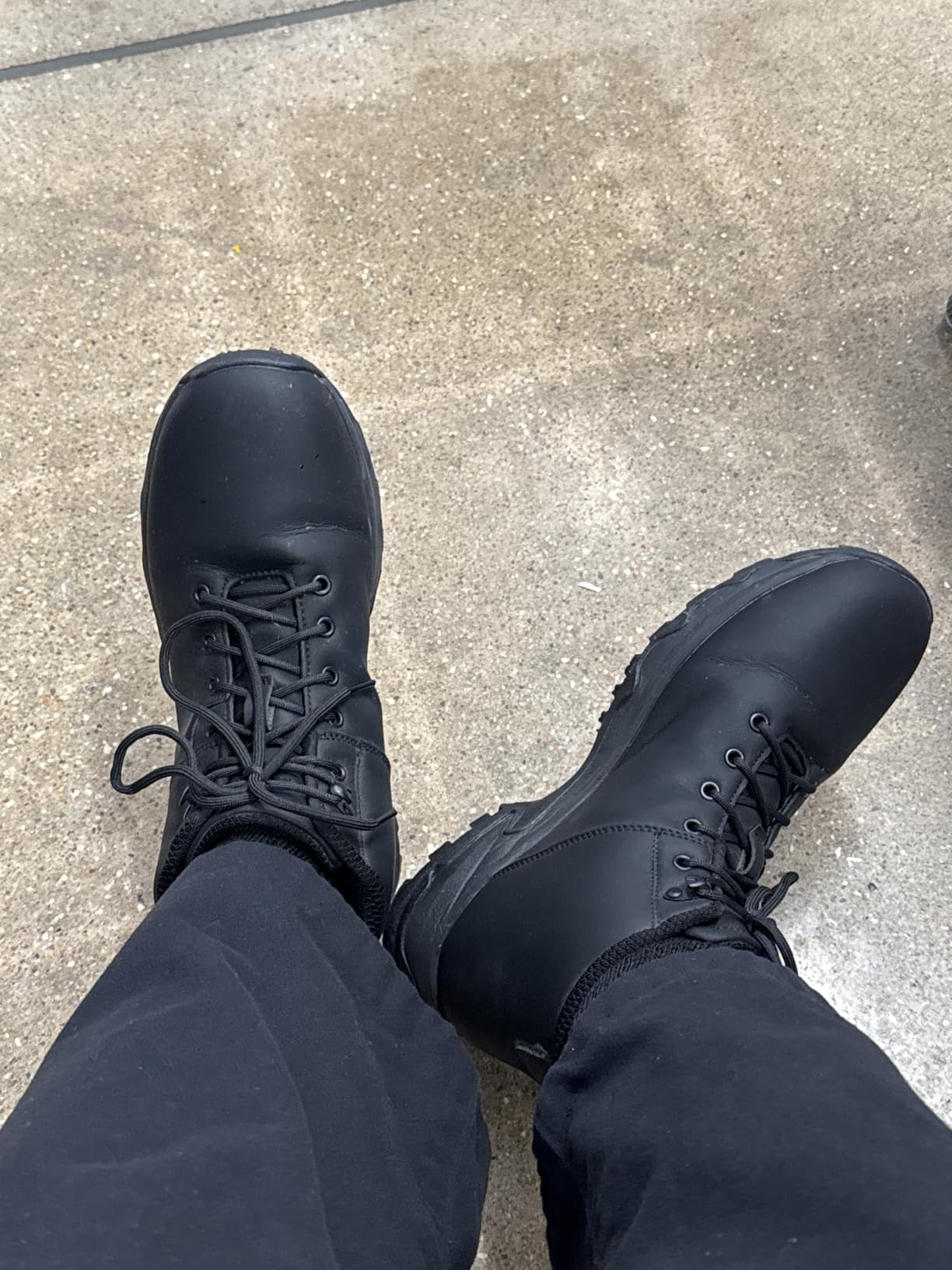 SHULOOK Non Slip Work Boots for Men Slip Resistant Shoes Restaurant Kitchen customer photo 1