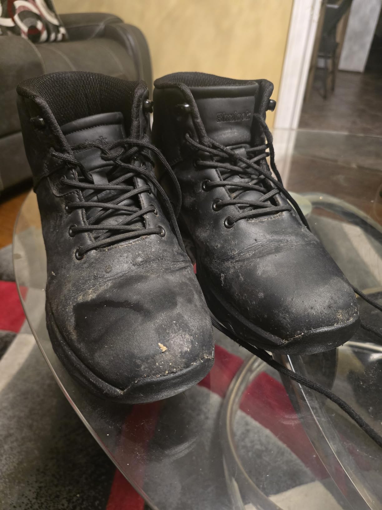 SHULOOK Non Slip Work Boots for Men Slip Resistant Shoes Restaurant Kitchen customer photo 2