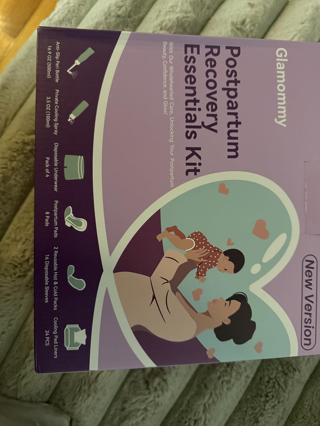 Glamommy Postpartum Recovery Essentials Kit, Labor & Delivery Care for Mom customer photo 1