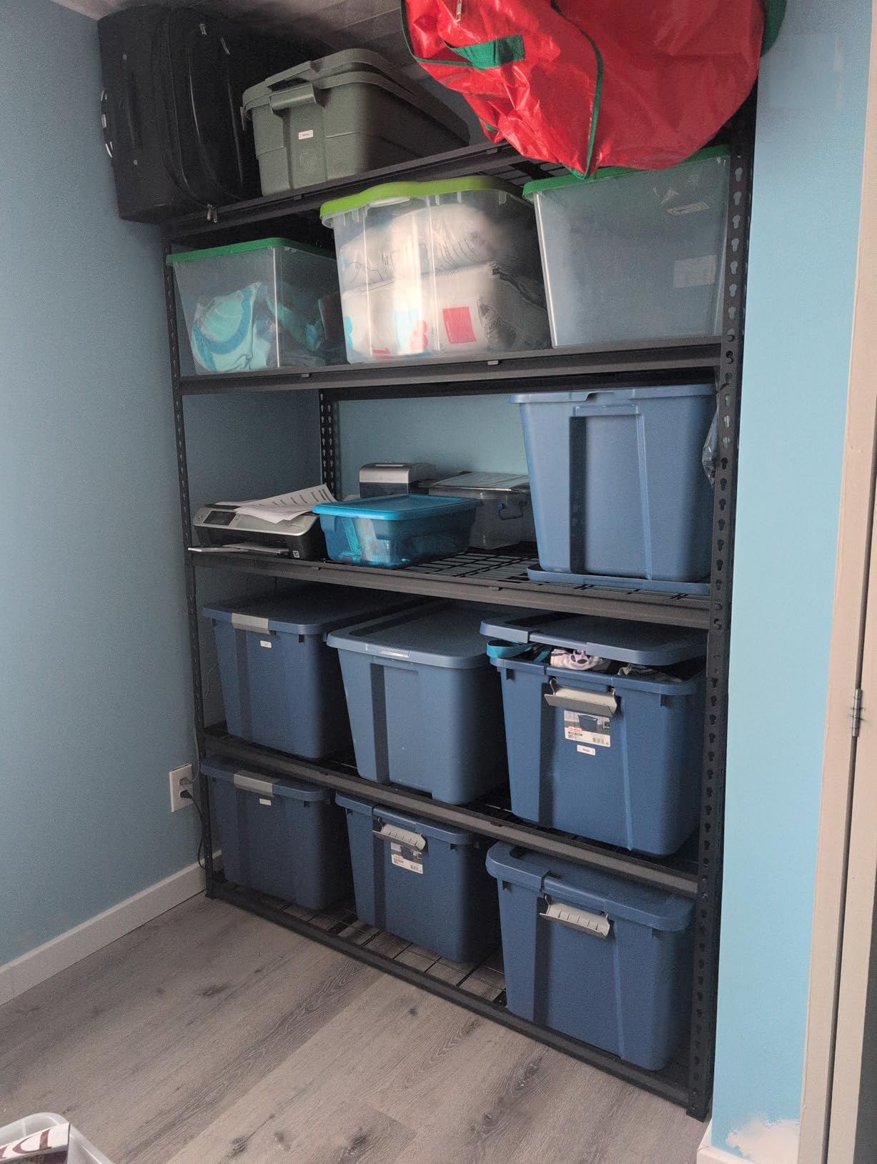 VEVOR Storage Shelves, 3000 lbs, 5 Tier Heavy Duty Garage Shelving, 24