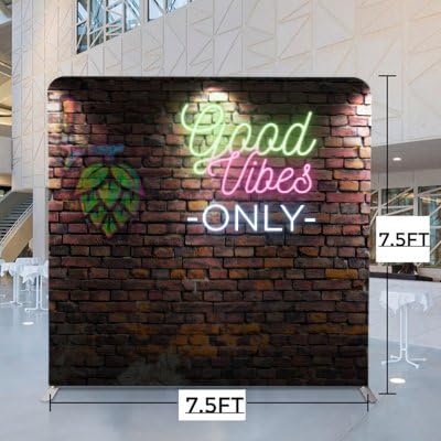 Custom Tension Fabric Display Backdrop Trade Show Booth Background customer photo 2