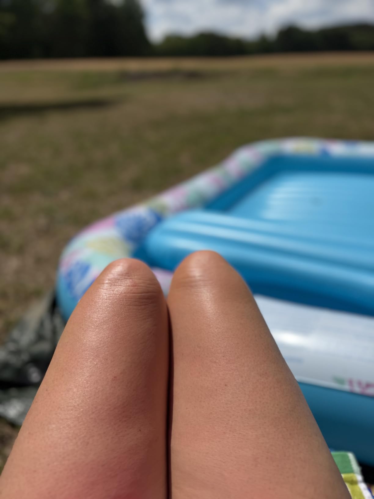 OKSUWATER Inflatable Tanning Pool Lounger, 87