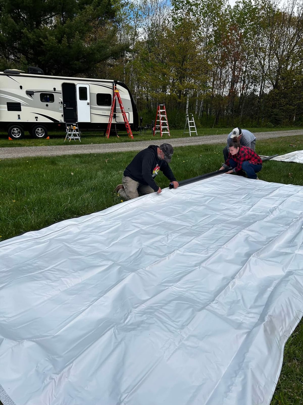 16FT RV Awning Fabric Replacement, 15'2