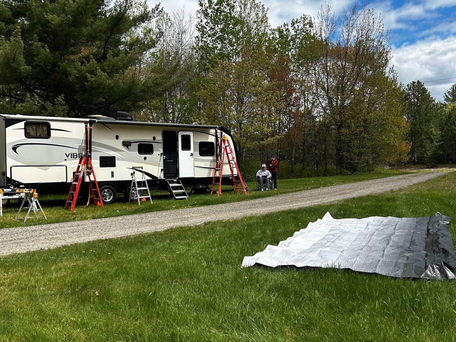 16FT RV Awning Fabric Replacement, 15'2