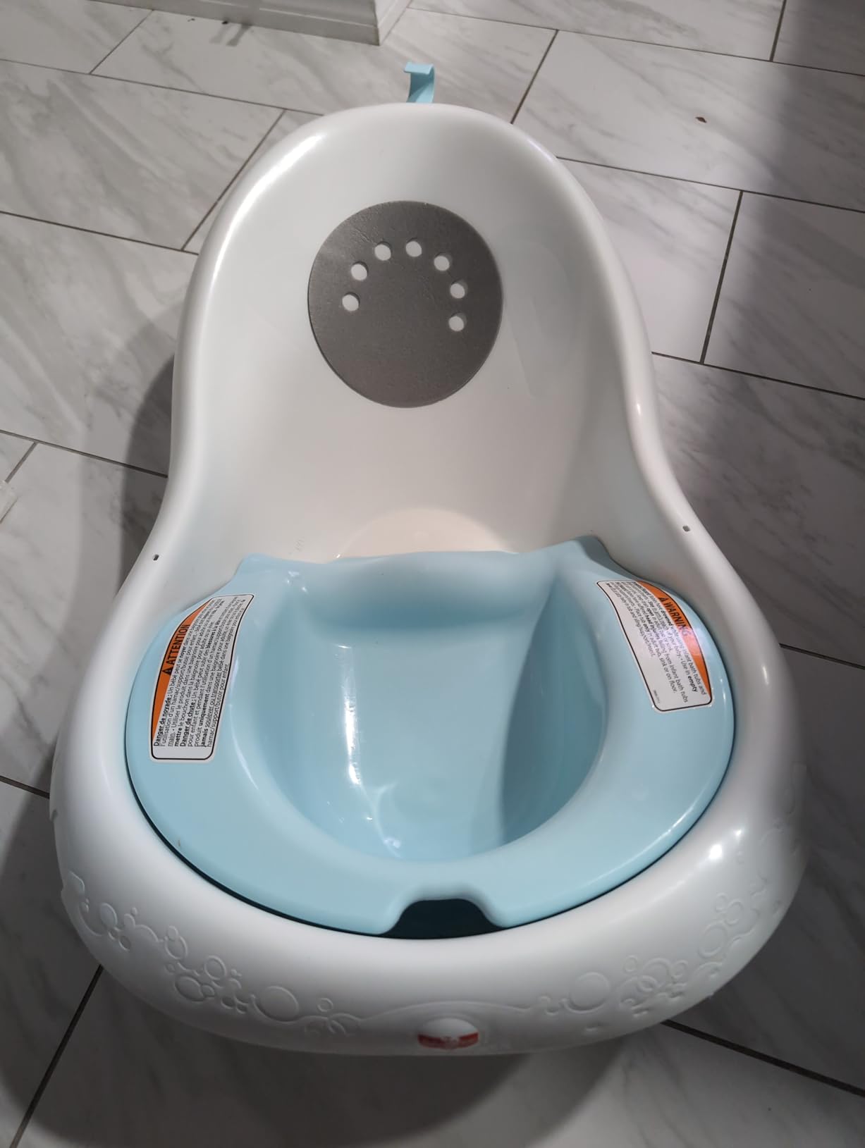 Fisher-Price™ Baby to Toddler Bath 4-in-1 Sling 'N Seat Tub with Removable Infant Support and 2 Toys, Pacific Pebble customer photo 1