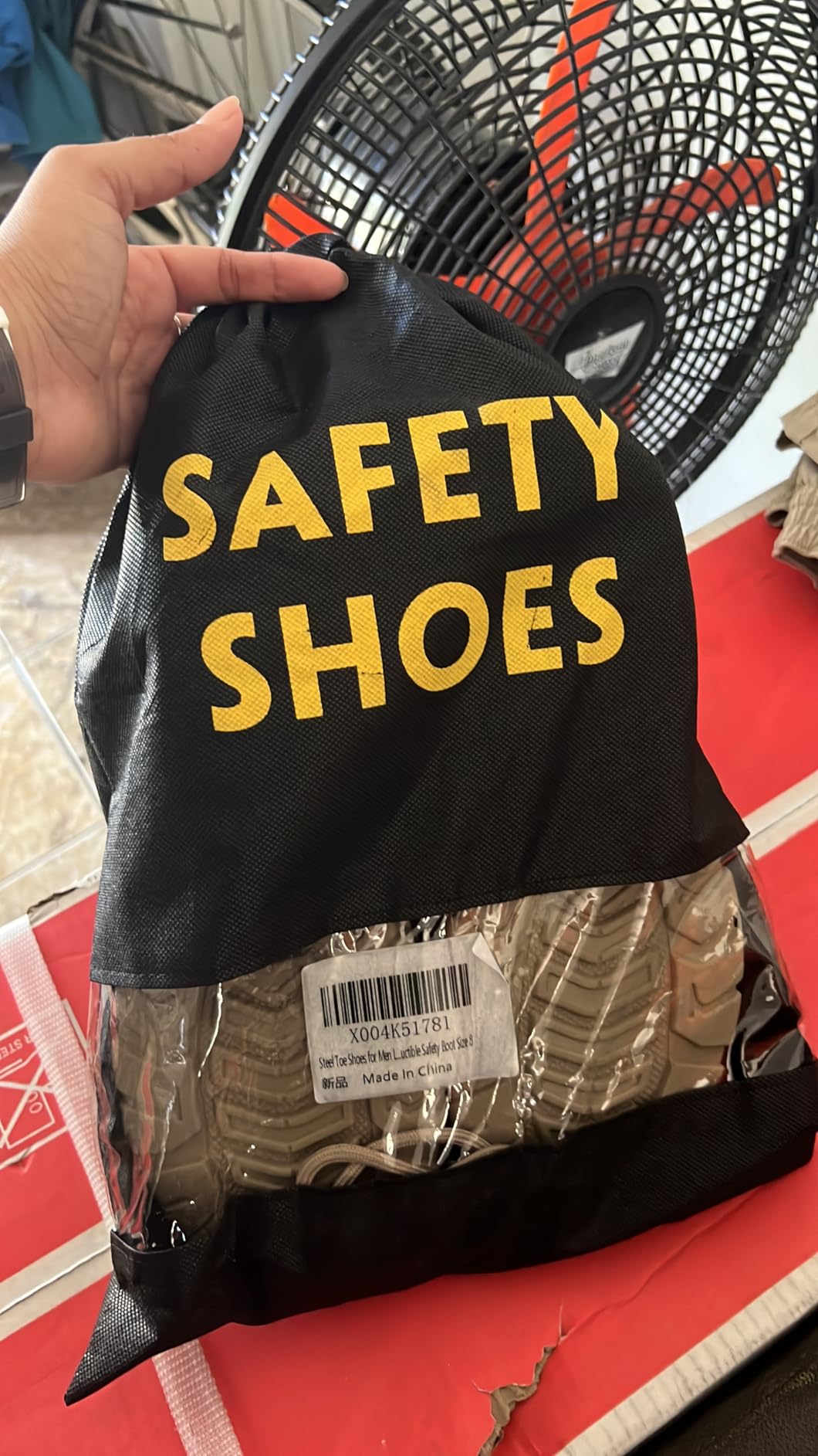 Steel Toe Work Boots for Men Puncture Resistant Safety Boots customer photo 2