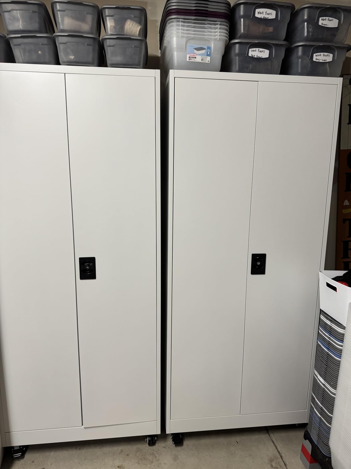 Fesbos Metal Rolling Storage Cabinet-74.6