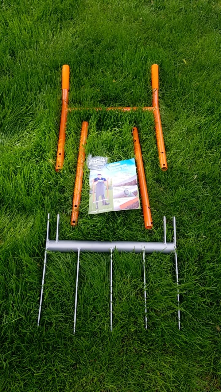 Broadfork 5-Tine Broad Fork for Gardening Ergonomic U-Shaped Design customer photo 2