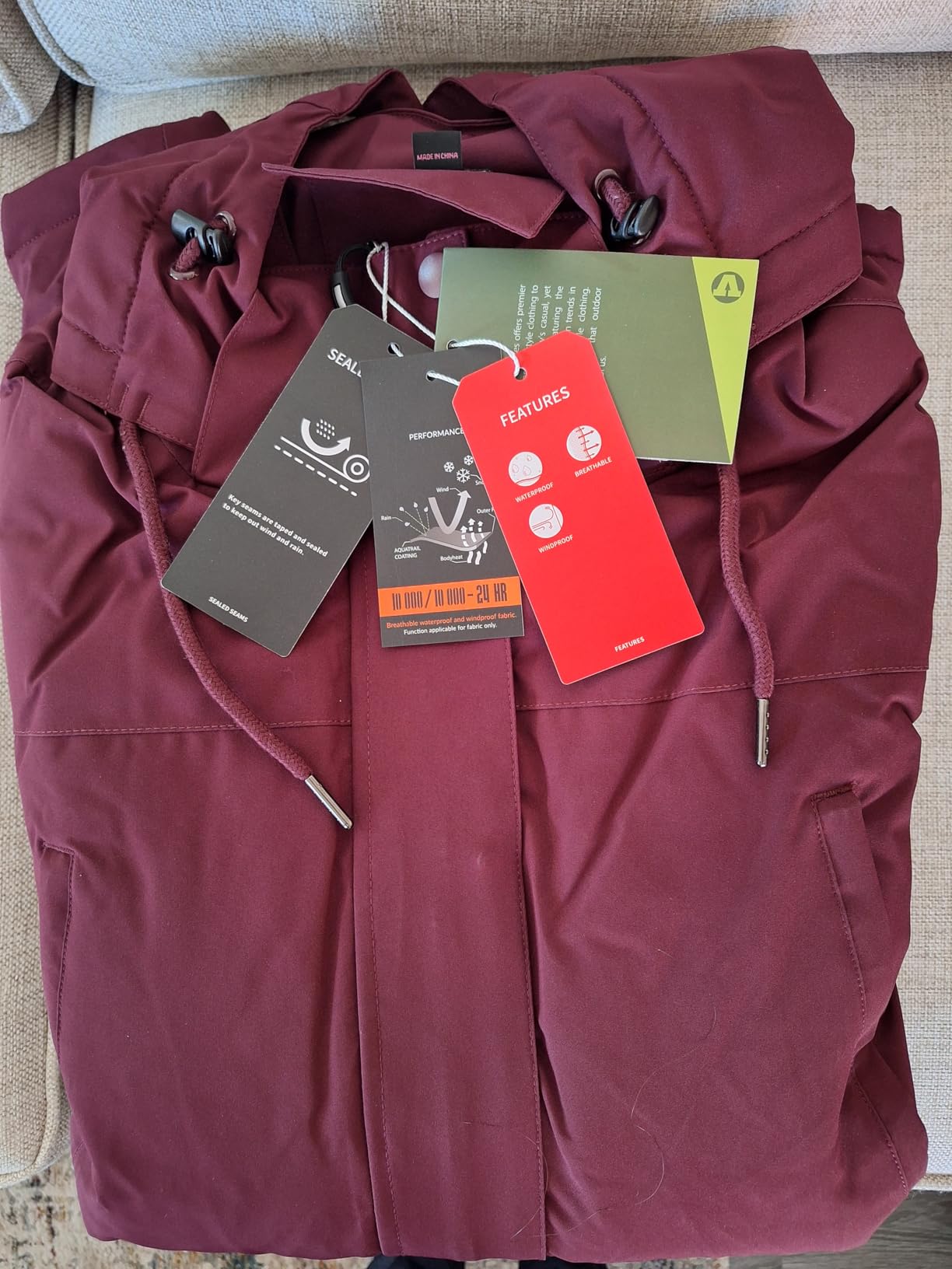 Outdoor Ventures Women's Winter Coat Waterproof Fleece Lined Hooded Parka | Removable Hood, Warm, Insulated, Windproof, 2-Way Zipper, Thicken, Long Puffer Jacket for Rain Snow, Ski, Hiking, Travel customer photo 2