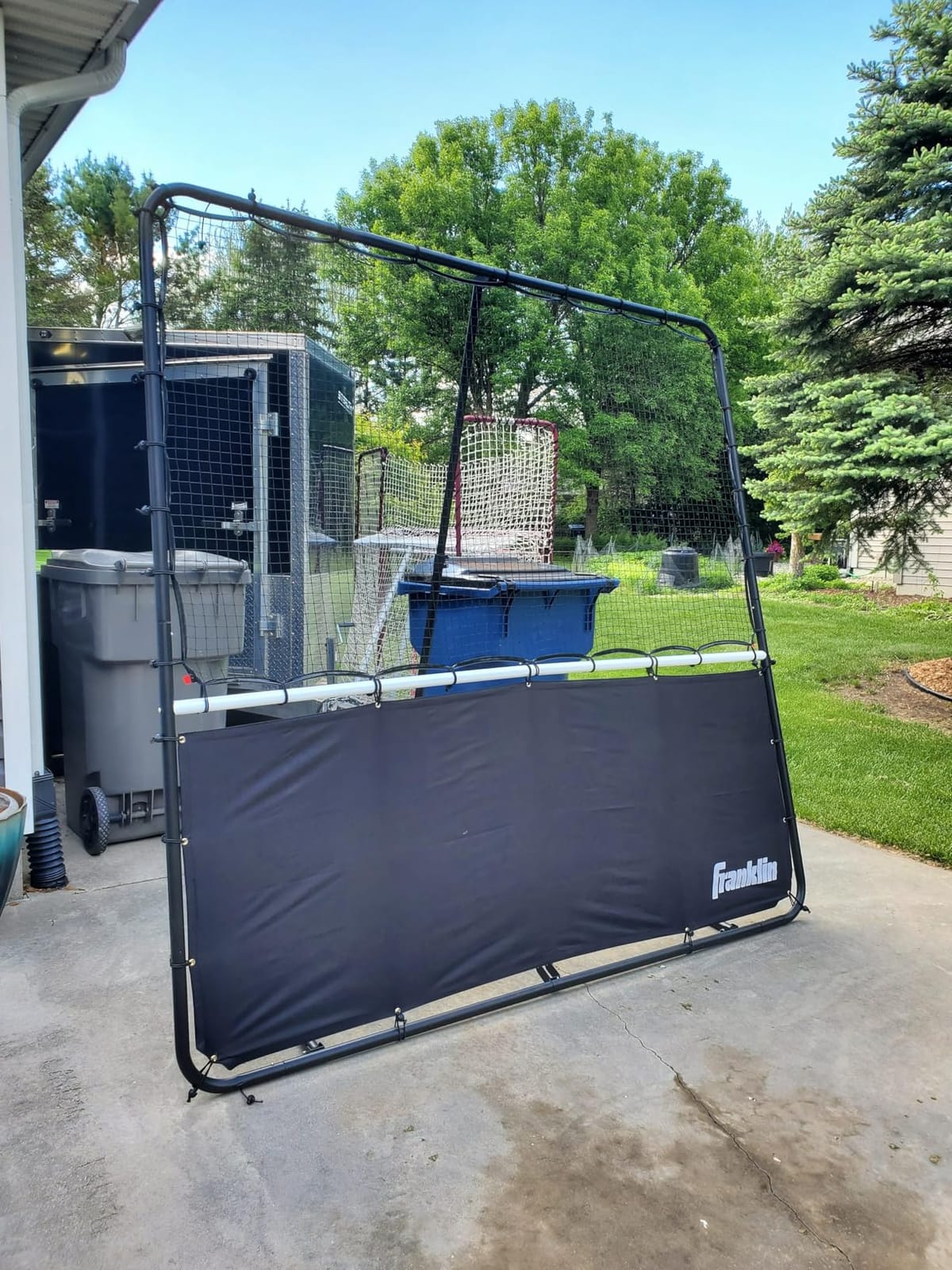 Franklin Sports Pickleball Rebounder Practice Training Net - 83 Inch customer photo 1