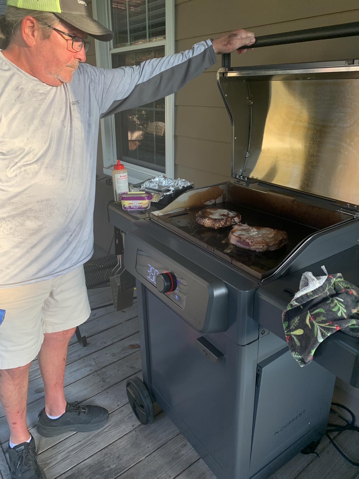 Current® Model G Smart Electric Griddle, Flat Top, Slate customer photo 1