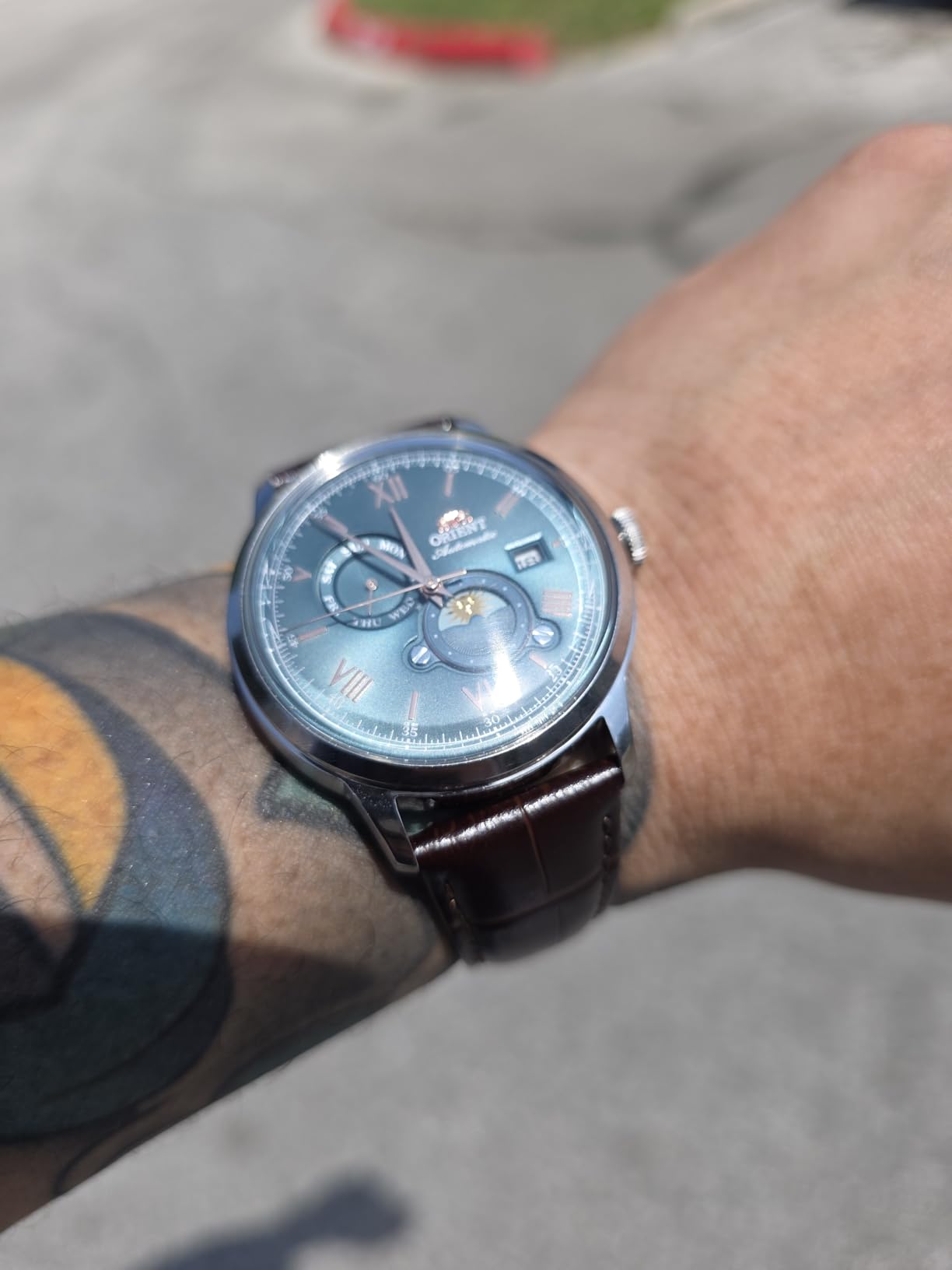 Orient Bambino Version 9 Stainless Steel Automatic Dress Watch with Weekly Calendar customer photo 1