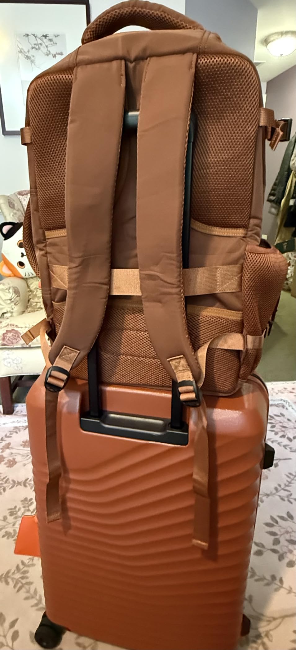 Taygeer Laptop Backpack, Carry On Backpack with 17.3inch Laptop Compartment | Airline Approved TSA Friendly Backpacks for Nursing Doctor Business Travel, Travel Daypack for Work Essentials, Peacock Blue customer photo 1