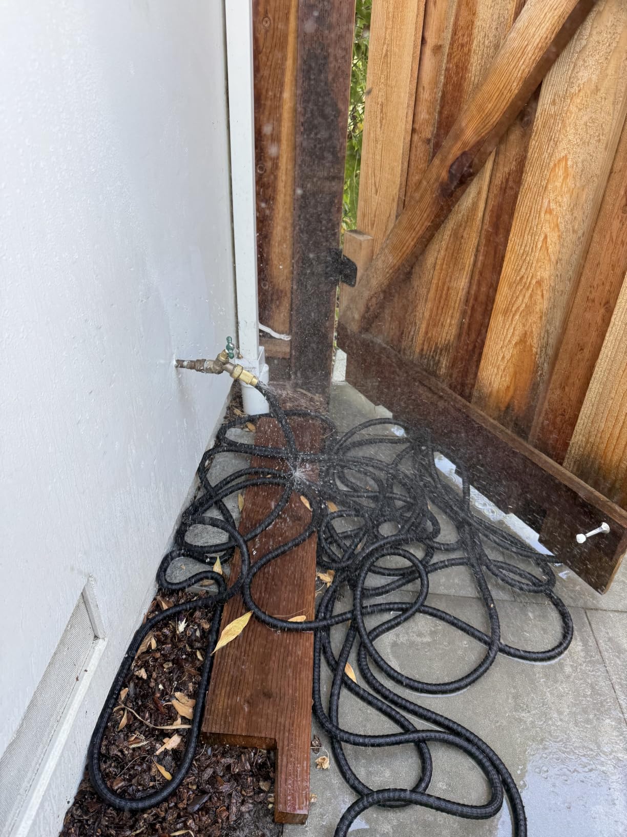 Flexi Hose with 8 Function Nozzle, 50FT - Lightweight Expandable Garden Hose, No-Kink Flexibility, 3/4 Inch Solid Brass Fittings and Double Latex Core customer photo 2