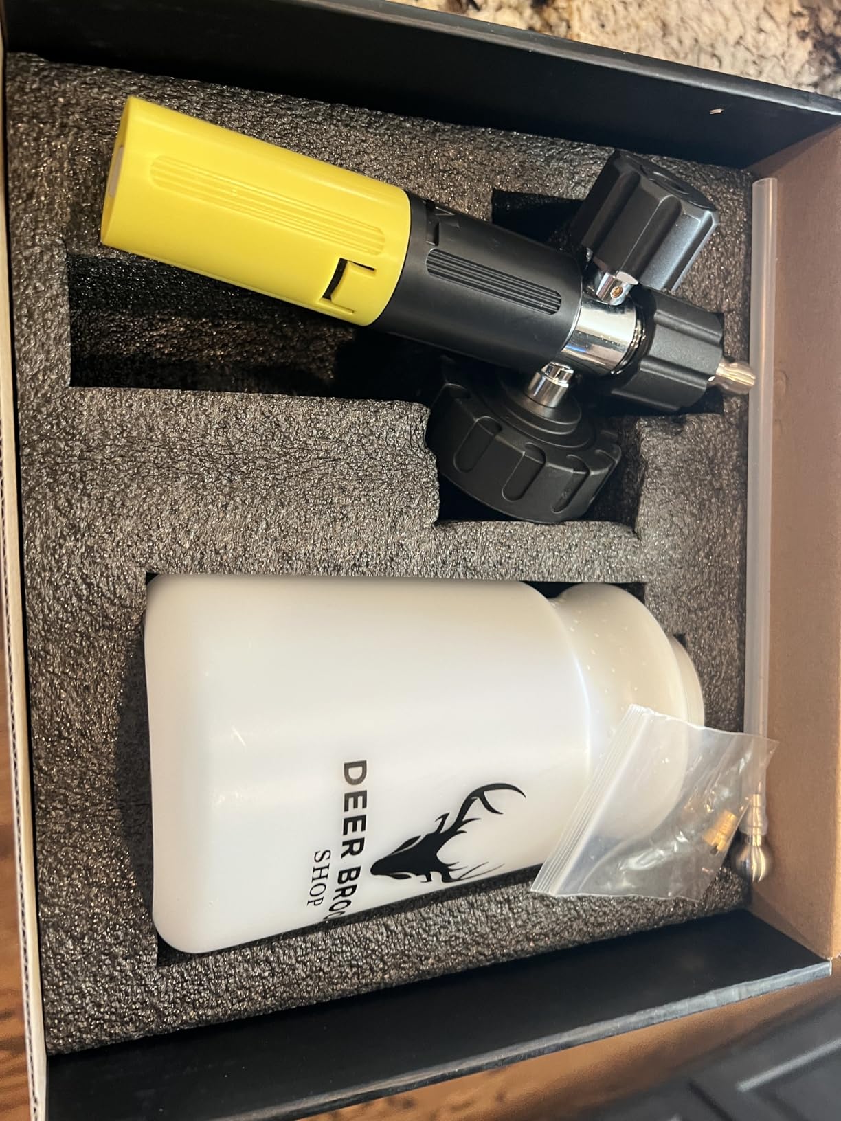Hornet Foam Cannon for Pressure Washer (Wide Mouth) - Soap Gun for Power Washer - 4000 PSI Adjustable Car Wash Sprayer with 1.1mm Orifice - 1/4