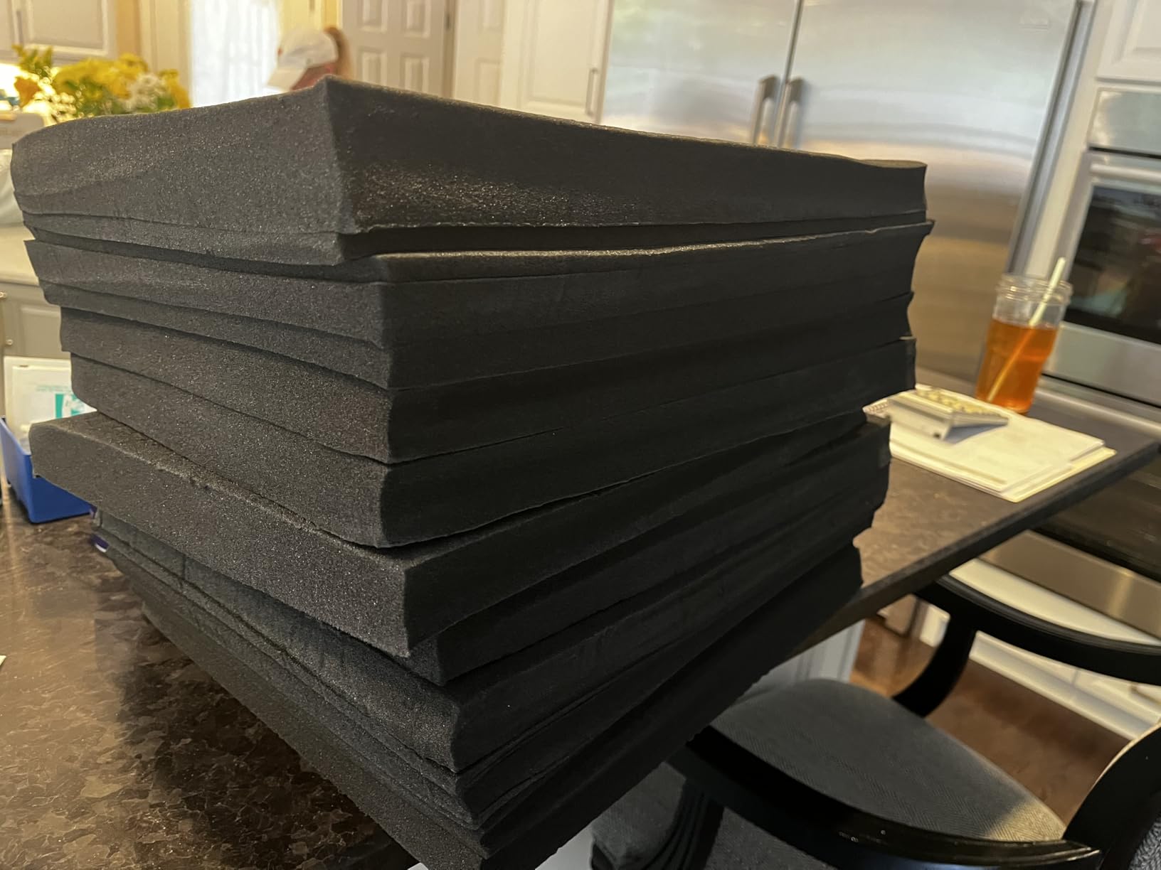 6Pcs Pick and Pluck Foam Large Size Apart Foam Insert Pre-Cubed Pick Padding Polyethylene Sheets for Crafts Toolboxes Storage Drawer 15.74 * 11.82 IN customer photo 1
