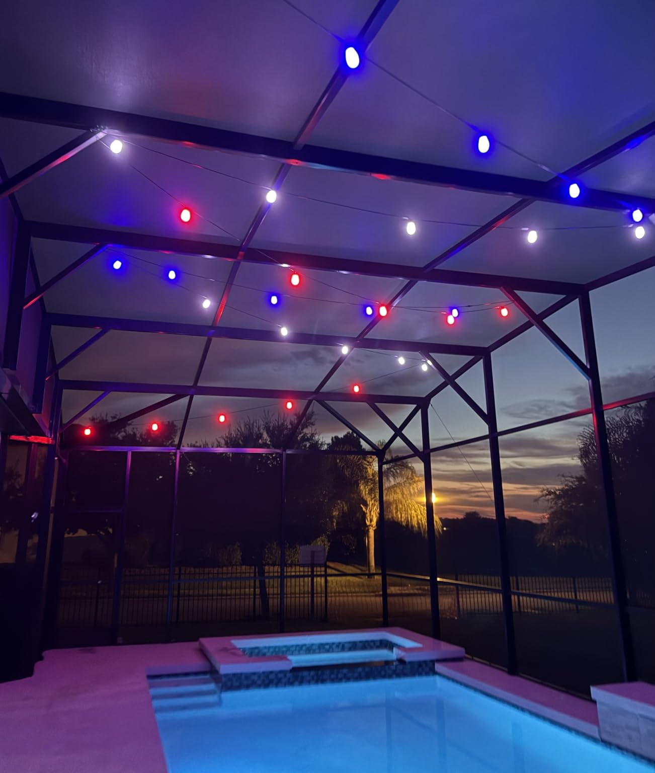 Govee S14 Bulb Outdoor String Lights 2, 96ft RGBICWW, 30 LED Bulbs, IP66 | Patio Lights with 111 Scene Modes for Patio, Backyard, Garden, Compatible with Alexa, Google, Matter, APP Control customer photo 2