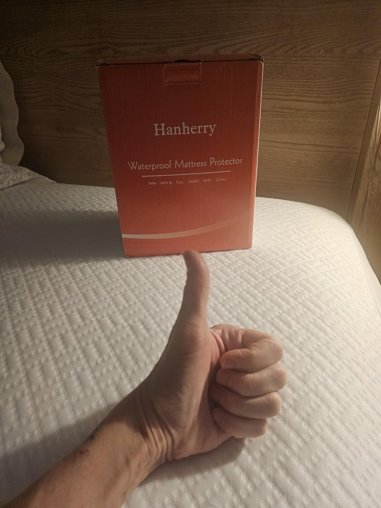 Cooling Waterproof Mattress Protector Queen Size, Mattress Cover 3D Air Fabric Mattress Pad Cover Smooth Soft Breathable Noiseless, 8''-21'' Deep Pocket customer photo 1