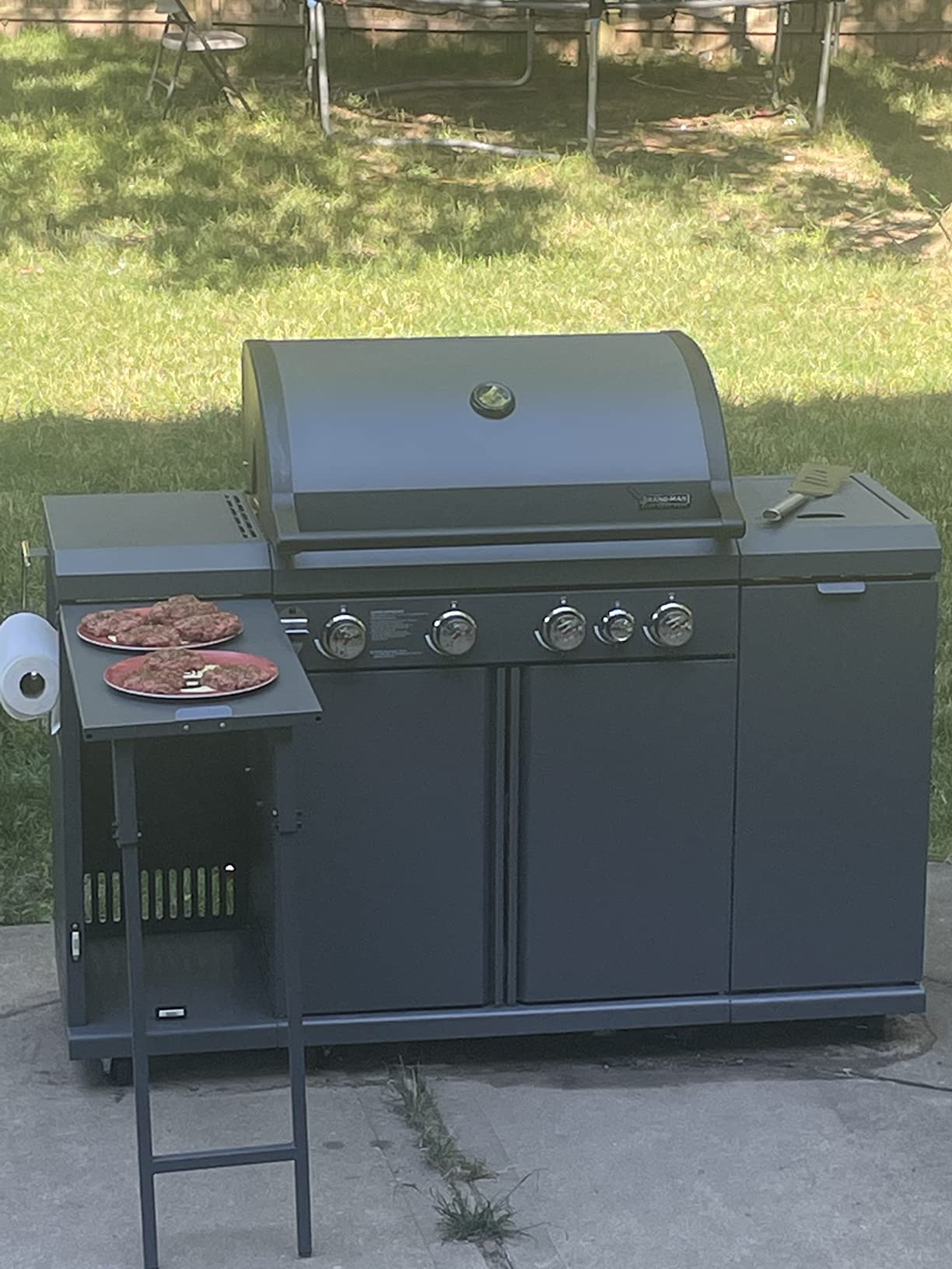 Brand-Man Propane Gas Grill Island Outdoor Kitchen & Storage Cabinets customer photo 2
