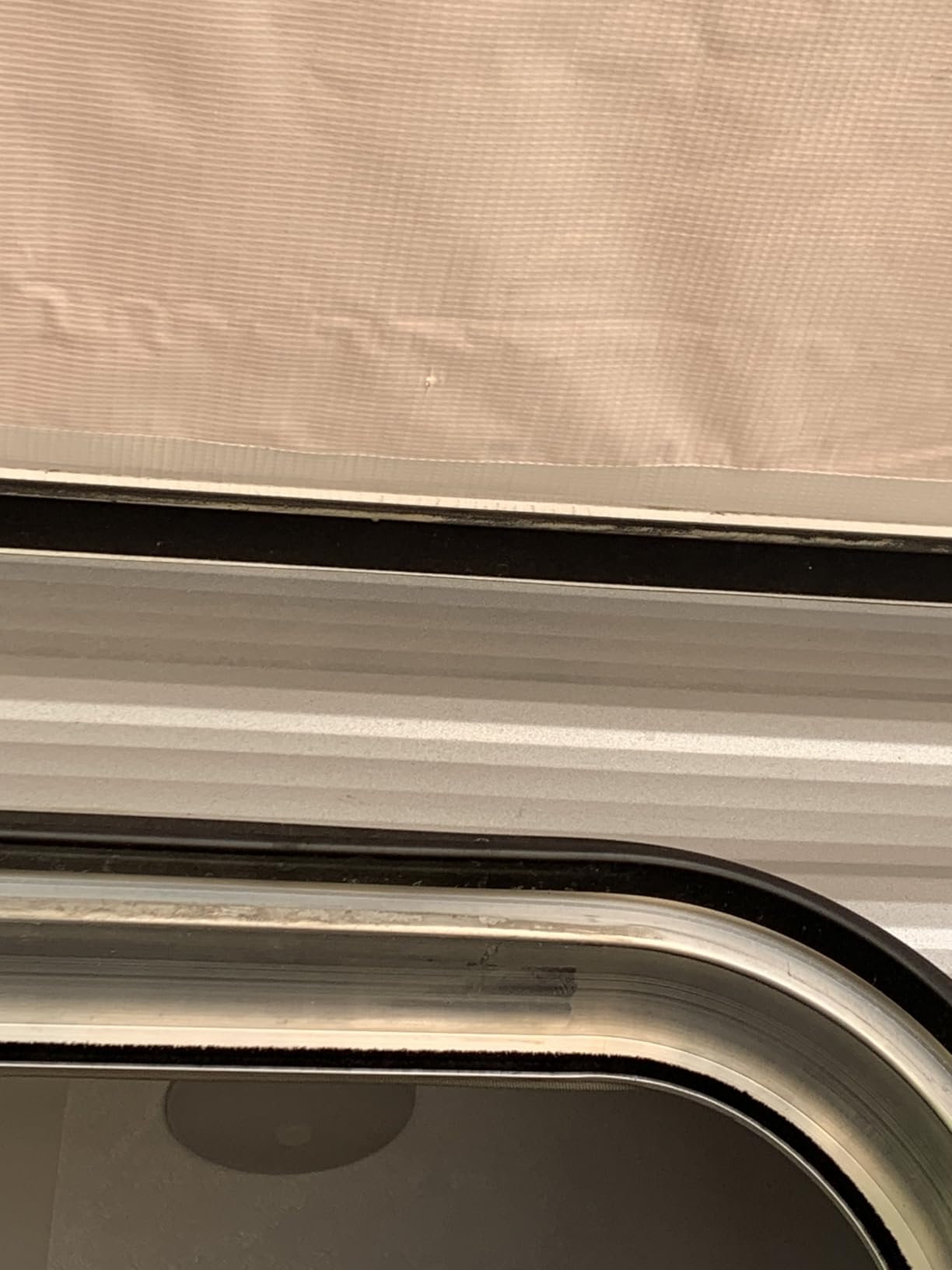 Heavy Duty RV Awning Fabric Replacement - 19.5oz Vinyl Camper Awning - Waterproof & UV-Resistant - Universal Canopy for Camper, Trailer and Motorhome (Gray Fade, 15FT(Fabric 14'2