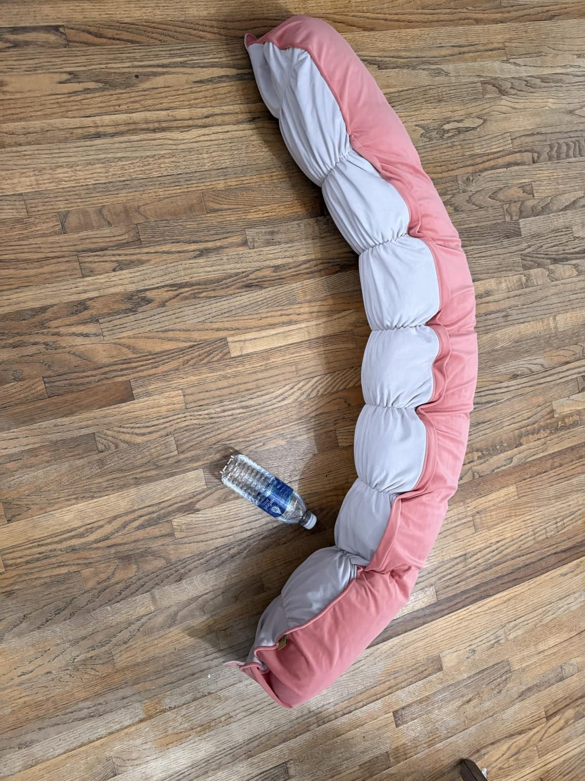 Peallow(Pat. Pend) – Long Round Body Pillow for Adults, Bolster Pillow for Sleeping, Soft and Supportive Pillow for Sleeping & Lumbar Support customer photo 1